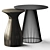 Modern Rustic Side Tables: Lulu & Georgia Arteriors Haven & Lou 3D model small image 1