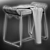 Megan Stool: Stylish Comfort for Your Space 3D model small image 5