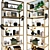 Omega Shelving Unit: Stylish Storage Solution 3D model small image 2