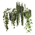 Concrete Pot Indoor Hanging Plants 3D model small image 5