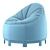 Sleek Armchair by Alexander Wang 3D model small image 4