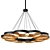 Elegant Maestro Pendant Light 3D model small image 1