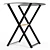 Modern Iron Side Table: Richins 3D model small image 2