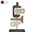 Giobagnara Tabou Sculpture: Elegant Decor for Your Interior 3D model small image 5