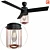 Modern 52" Ronan Ceiling Fan 3D model small image 1