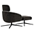 Minimalist Minotti Russell Armchair 3D model small image 5