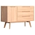 Jenson Oak Compact Dresser 3D model small image 1