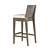 Elevate Your Space: Belvedere Teak Stool 3D model small image 2