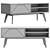Jenson Oak TV Stand: Sleek & Functional 3D model small image 2