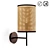 Cara Metal & Braided Wall Lamp 3D model small image 1