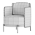 Modern Minotti Tape Armchair: Stylish & Comfortable 3D model small image 6