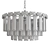 Elegant Arden Brass Chandelier 3D model small image 3