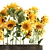 Rustic Sunflower Collection 3D model small image 3