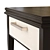 Compact Alabama Nightstand 3D model small image 3