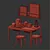 FLISAT Kids Table & Chair Set 3D model small image 5