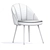 Elegant Dining Chair Set 3D model small image 3