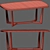 Elegant Dining Chair Set 3D model small image 5