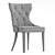 Elegant Tuana Elit Chair 3D model small image 4