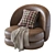 Contemporary Comfort: Modern Armchair 3D model small image 4