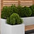 Urban Green Bench: Enhance Your Space 3D model small image 2