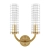 Elegant Brass Glass Pendant 3D model small image 1