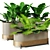 Modern Style Planter Set 3D model small image 1