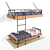 Kids Loft Bunk Bed with Bedding 3D model small image 2