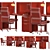 Modern Office Furniture Set 3D model small image 7