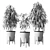 Ficus Alii: Striking Vase Plant 3D model small image 3