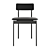 Sleek Armless Chair - Betwixt 3D model small image 2