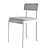 Sleek Armless Chair - Betwixt 3D model small image 4