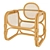 Modern Marte Lounge Chair 3D model small image 2
