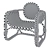 Modern Marte Lounge Chair 3D model small image 4