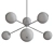 Elegant Opal Novo Chandelier 3D model small image 3