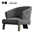 Reeves Large Armchair: Luxurious Comfort for Your Home 3D model small image 2