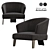 Reeves Large Armchair: Luxurious Comfort for Your Home 3D model small image 3