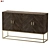 Elegant Brown/Gold Sideboard - VicalConcept S.Kraj 3D model small image 1