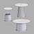 Modern Multi-Size Round Table 3D model small image 2