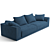 Elegant Fendi Casa Blaze Sofa 3D model small image 2