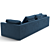 Elegant Fendi Casa Blaze Sofa 3D model small image 4