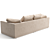 Elegant Fendi Casa Blaze Sofa 3D model small image 5