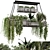 Metal Box Hanging Plants 3D model small image 2