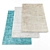 Random Set of 4 Carpets 3D model small image 1