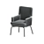 Elegant Bisma Armchair - Dark Green 3D model small image 3