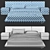 Sleek and Stylish RoveConcepts Hunter Bed 3D model small image 3