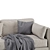 Elegant DItre Italia Sofa Krisby 3D model small image 2