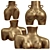 Elegance in Bloom: Body Vase Set 3D model small image 1