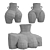 Elegance in Bloom: Body Vase Set 3D model small image 4