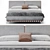 Elegant Flexform Gregory Bed 3D model small image 2