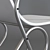 Sleek Modern Chair 3D model small image 4